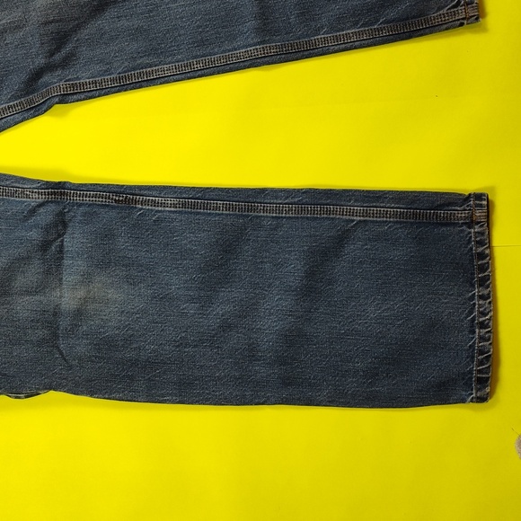 Carhartt Men's Jeans Size 33x32 Loose Fit Denim Blue Jean Workwear - Picture 3 of 12
